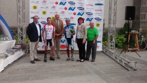 Dietmar Hintringer Platz 2 mit dem Gewinner Martin Falch (Tirol)